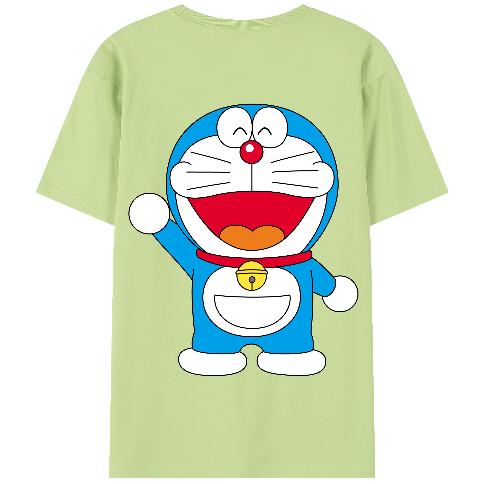 （画像用） ドラえもん Doraemon 綿100％半袖Tシャツ（背面プリント）